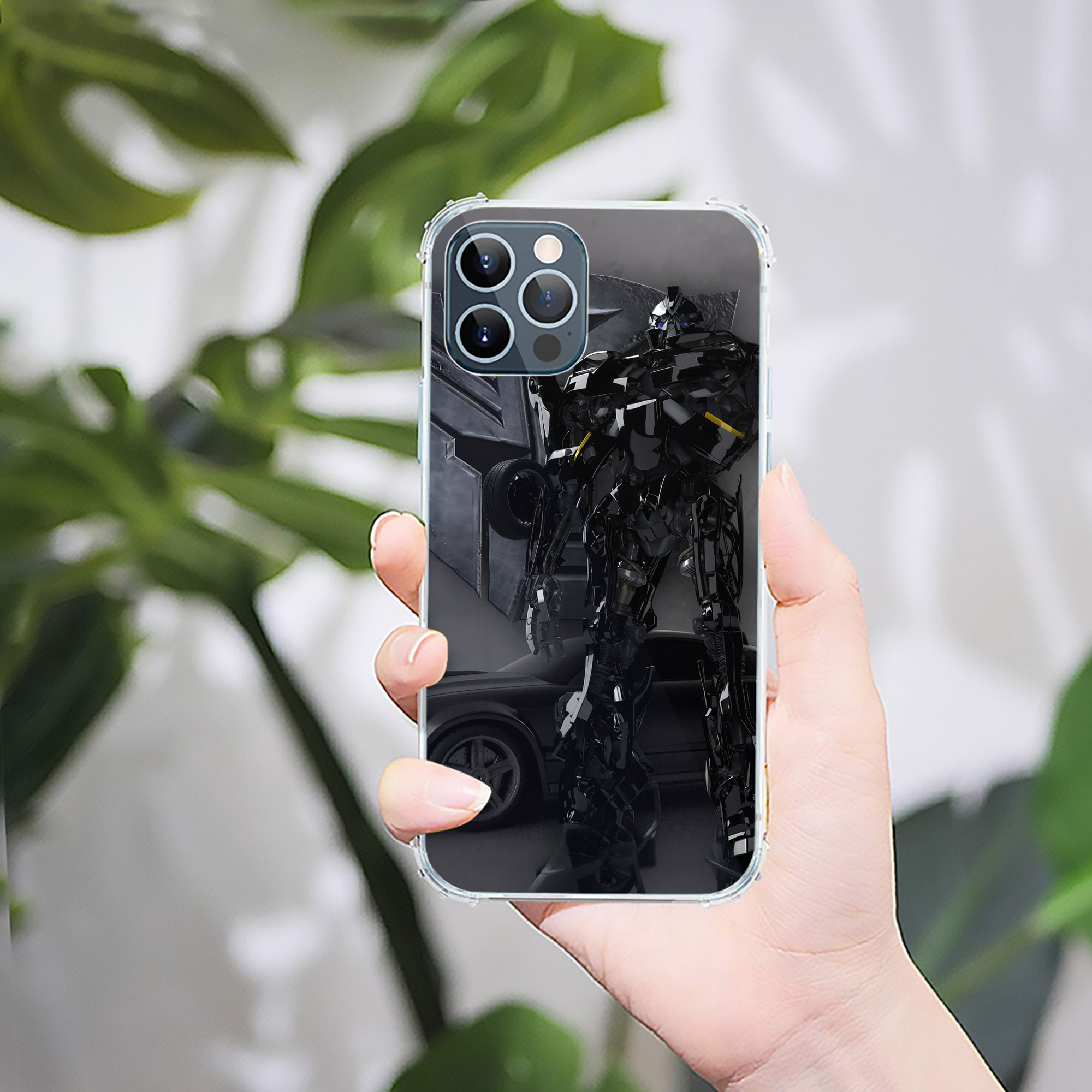 （画像用） Transformers トランスフォーマー 【iPhone 12シリーズ対応】透明スマホケース（クリアソフトケース）